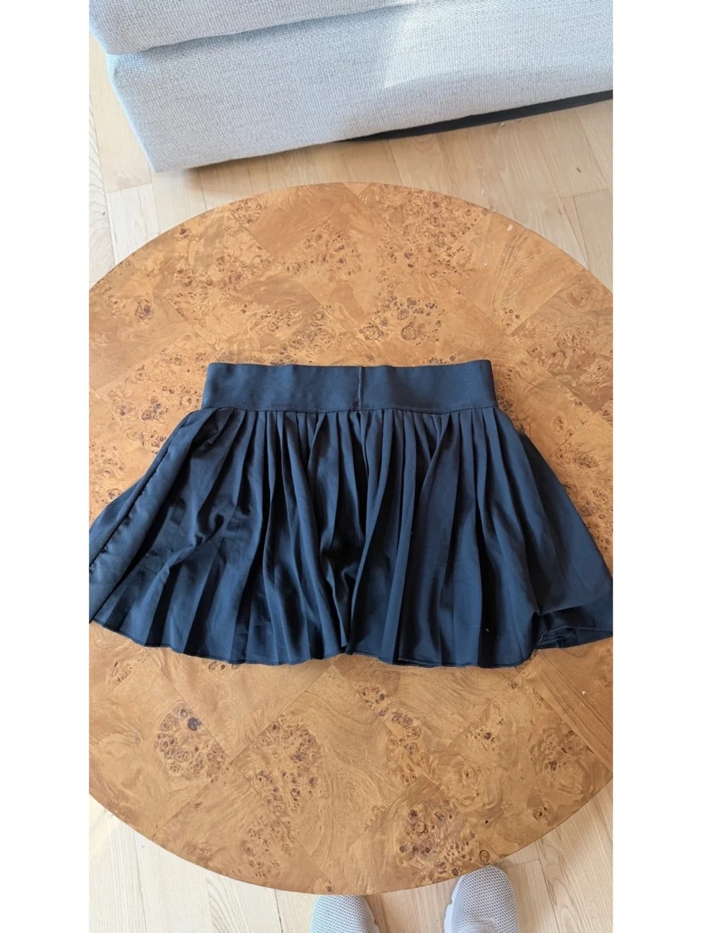 Nike Black Dri-FIT Pleated Tennis Skirt with Built-in Shorts - Picture 6 of 7